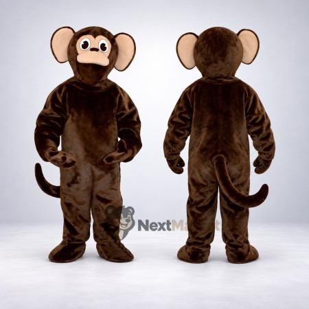 Monkey Mascot Costume - Brown for Family Events Monkey Mascot Costume - Brown for Family Events