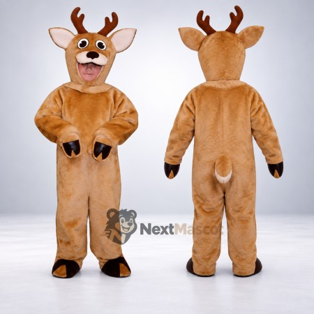 Deer Mascot Costume - Brown for Youth Events Deer Mascot Costume - Brown for Youth Events