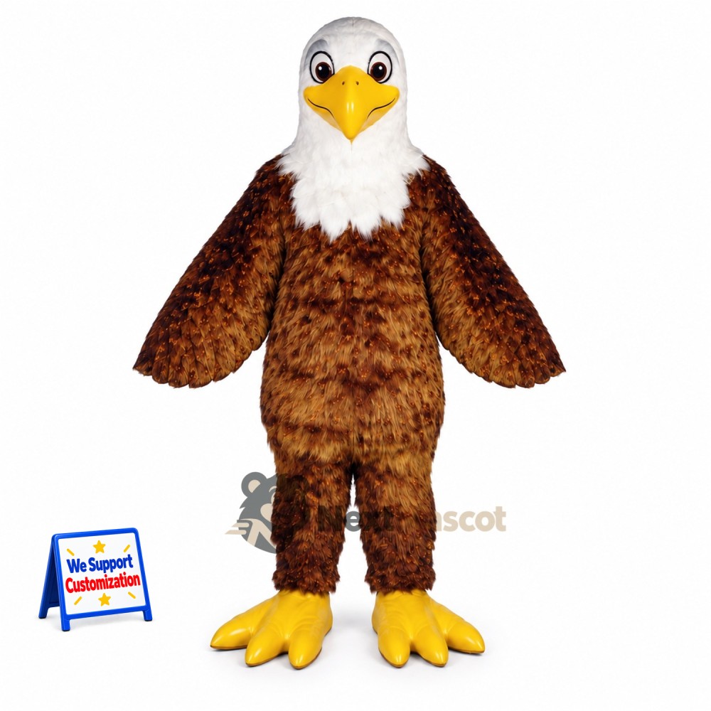 Bald Eagle Mascot Costume for Winter Fairs Bald Eagle Mascot Costume for Winter Fairs