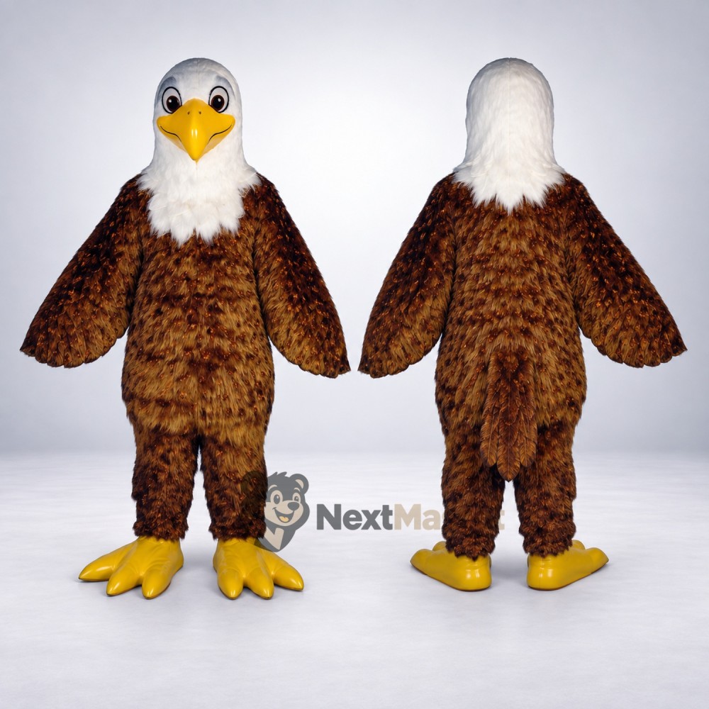 Bald Eagle Mascot Costume for Winter Fairs Bald Eagle Mascot Costume for Winter Fairs