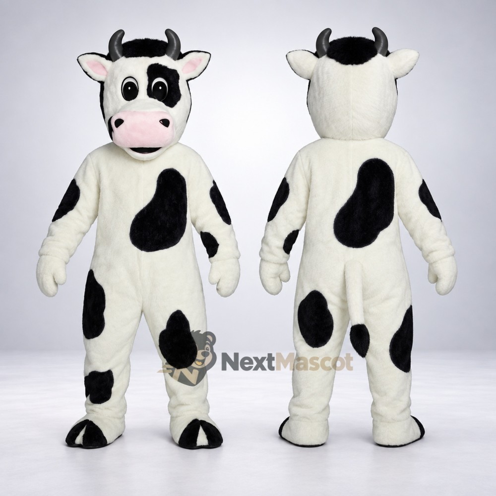 Cow Mascot Costume - Spotted for Fun Runs