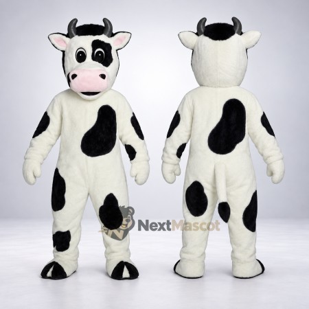 Cow Mascot Costume - Spotted for Fun Runs