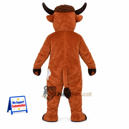 Bull Mascot Costume - Brown for Fan Events Bull Mascot Costume - Brown for Fan Events