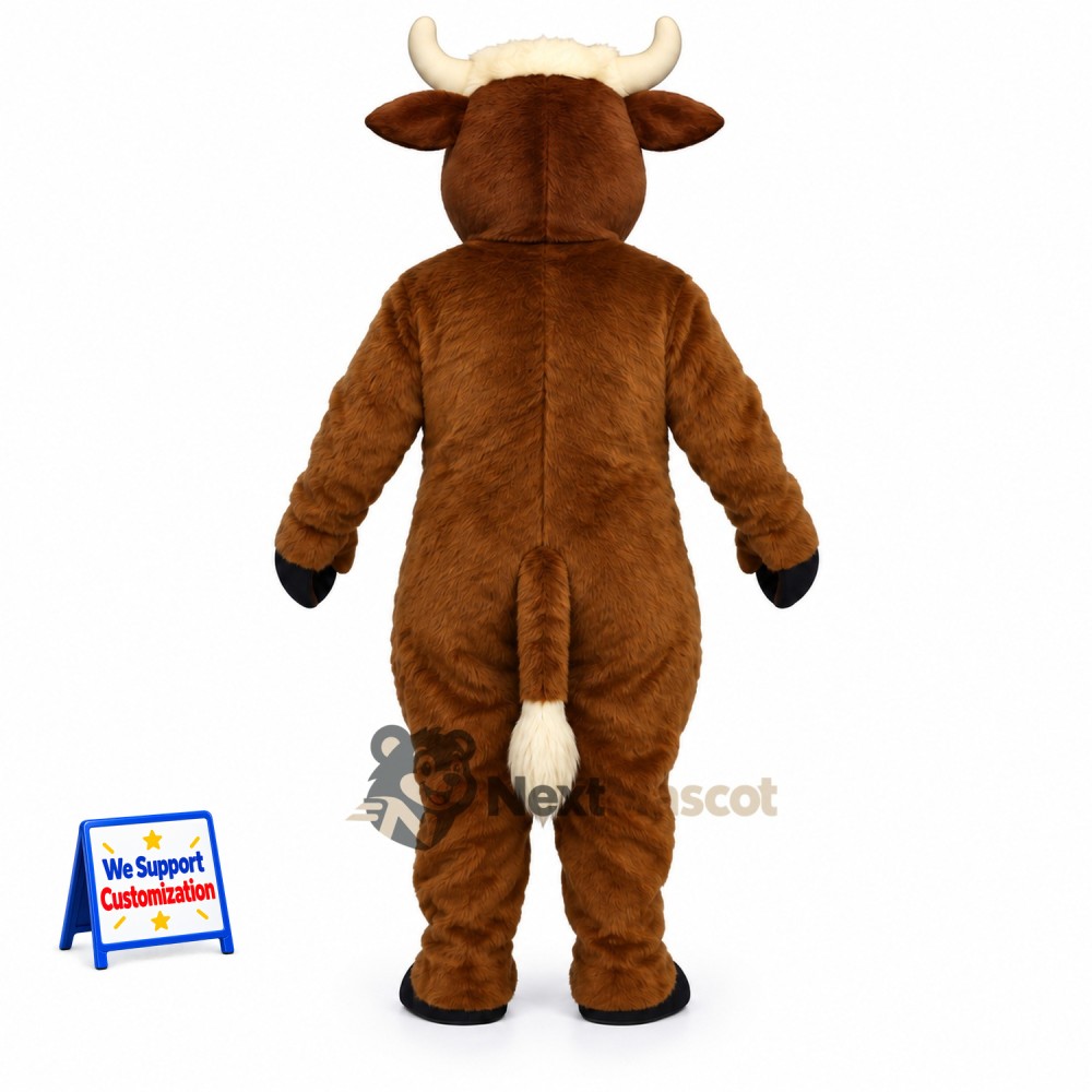 Bull Mascot Costume - Brown for Homecoming