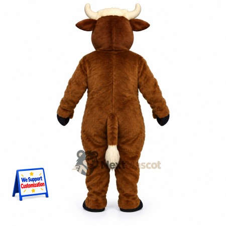 Bull Mascot Costume - Brown for Homecoming