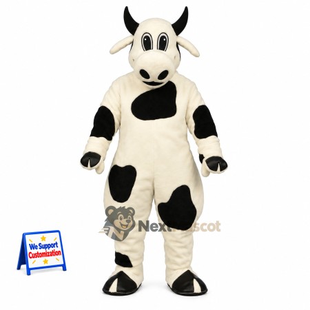 Cow Mascot Costume - Spotted for Team Parades Cow Mascot Costume - Spotted for Team Parades