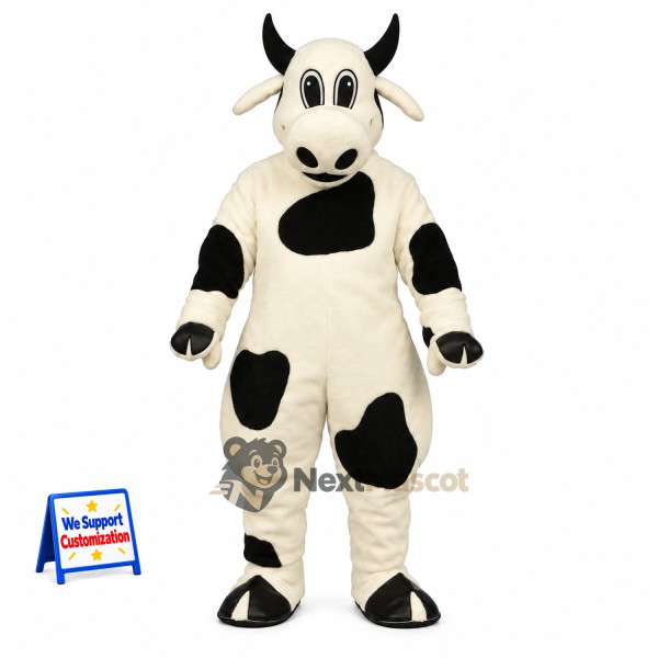 Cow Mascot Costume - Spotted for Team Parades