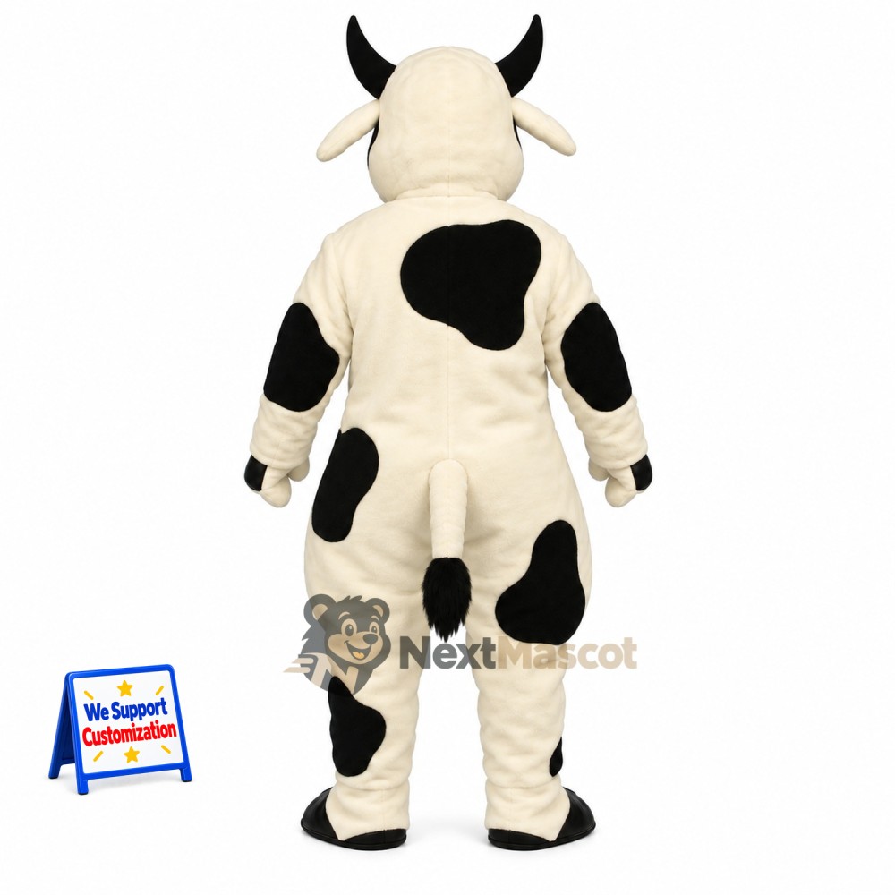 Cow Mascot Costume - Spotted for Team Parades Cow Mascot Costume - Spotted for Team Parades