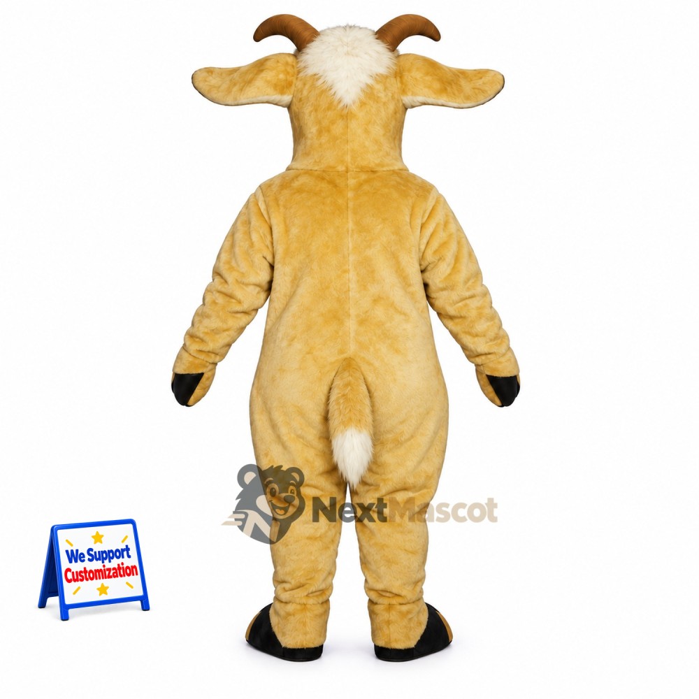 Goat Mascot Costume - Brown for School Events Goat Mascot Costume - Brown for School Events