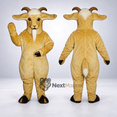 Goat Mascot Costume - Brown for School Events Goat Mascot Costume - Brown for School Events