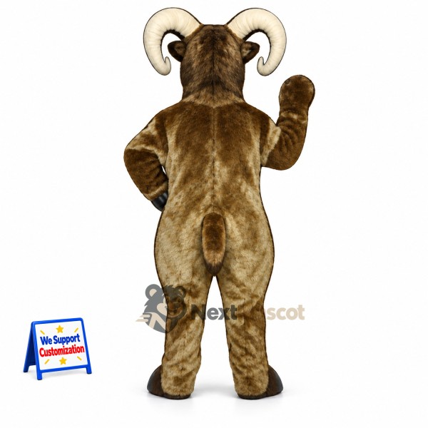 Ram Mascot Costume - Brown for School Events Ram Mascot Costume - Brown for School Events