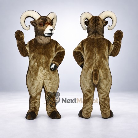 Ram Mascot Costume - Brown for School Events