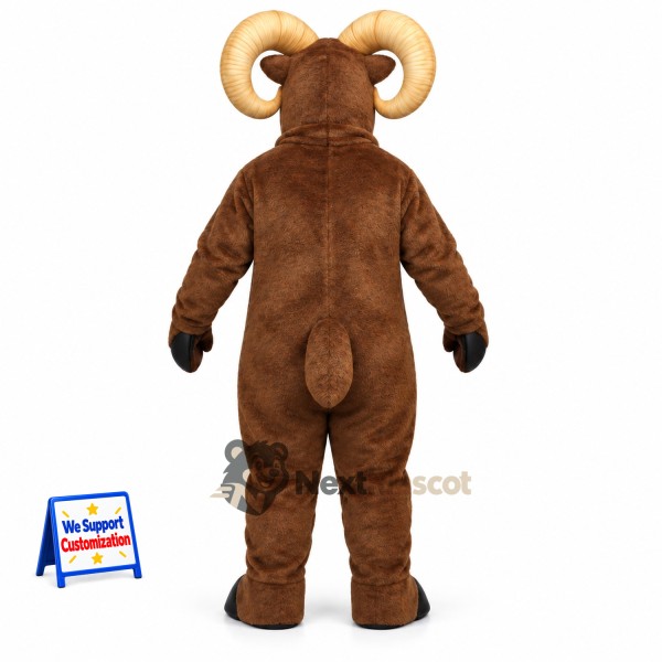 Ram Mascot Costume - Brown for Community Events Ram Mascot Costume - Brown for Community Events