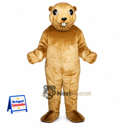 Beaver Mascot Costume - Brown for School Events Beaver Mascot Costume - Brown for School Events