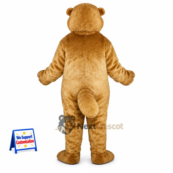 Beaver Mascot Costume - Brown for School Events Beaver Mascot Costume - Brown for School Events