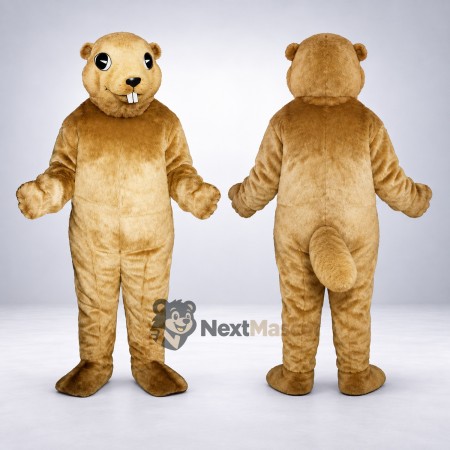 Beaver Mascot Costume - Brown for School Events Beaver Mascot Costume - Brown for School Events