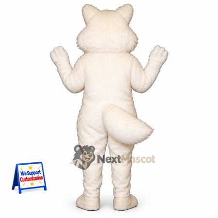 Fox Mascot Costume - White Fox Mascot Costume - White