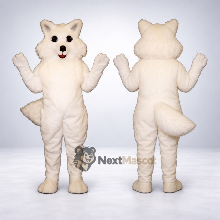 Fox Mascot Costume - White Fox Mascot Costume - White