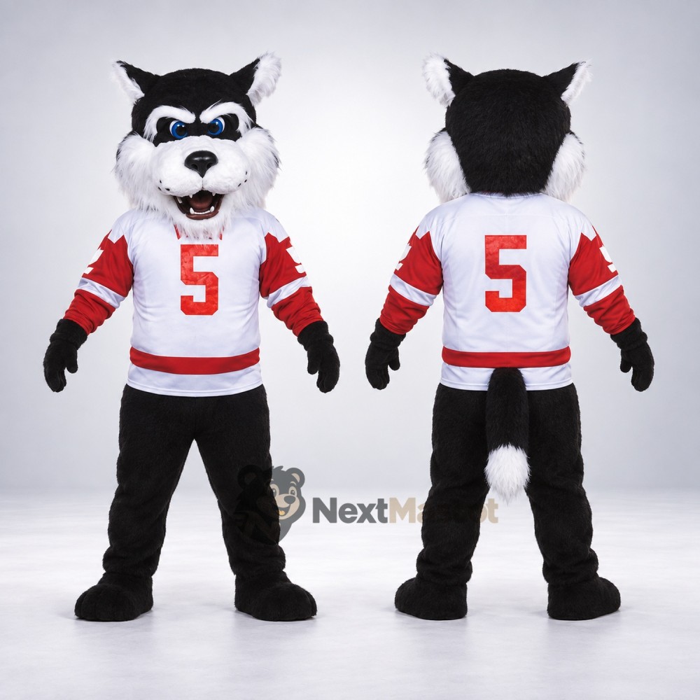 Raccoon Mascot Costume - Red Jersey Raccoon Mascot Costume - Red Jersey