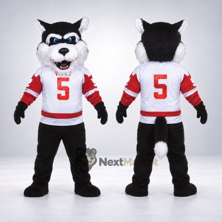 Raccoon Mascot Costume - Red Jersey Raccoon Mascot Costume - Red Jersey