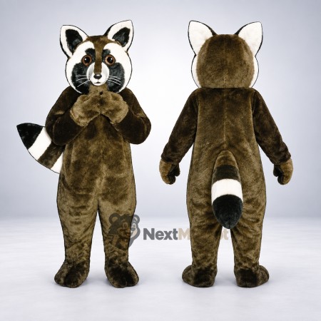 Raccoon Mascot Costume - Brown for Festivals Raccoon Mascot Costume - Brown for Festivals