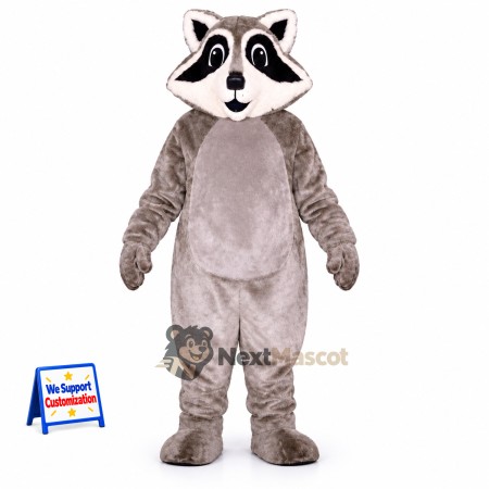 Raccoon Mascot Costume - Gray for Fundraisers Raccoon Mascot Costume - Gray for Fundraisers