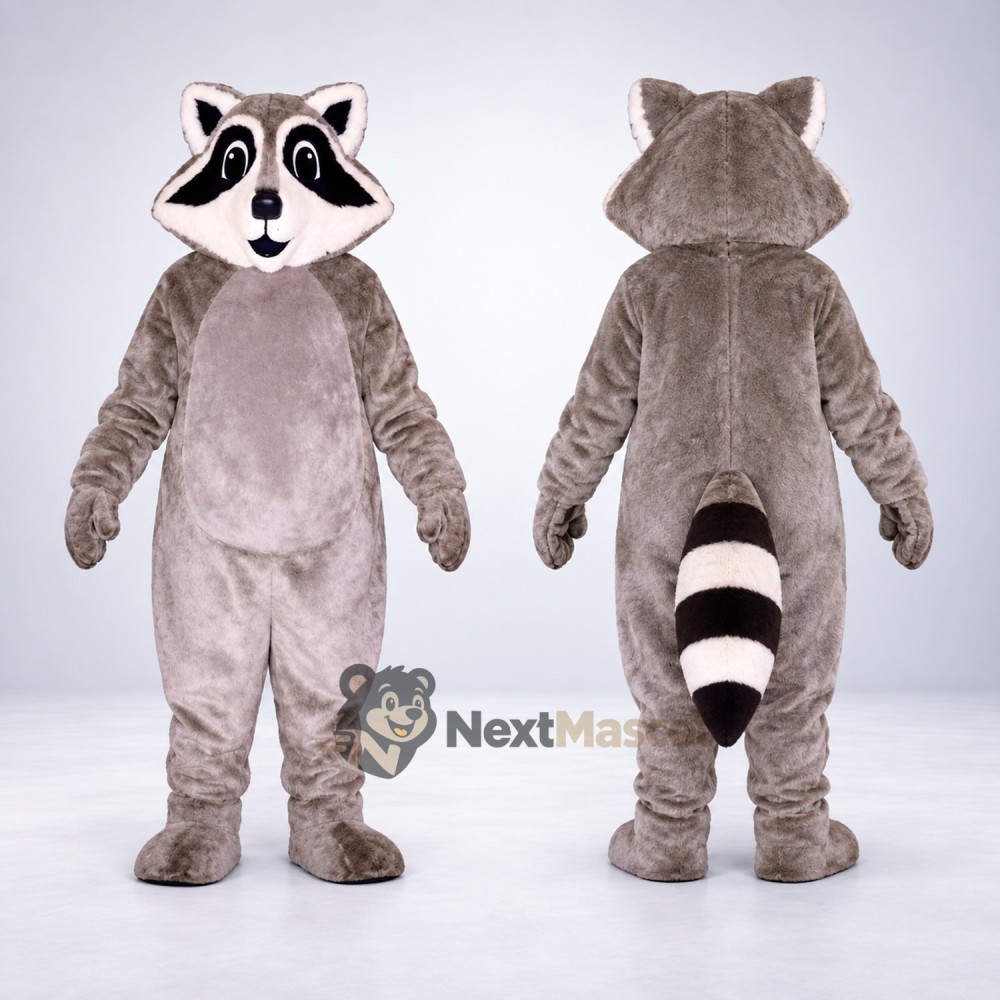 Raccoon Mascot Costume - Gray for Fundraisers Raccoon Mascot Costume - Gray for Fundraisers