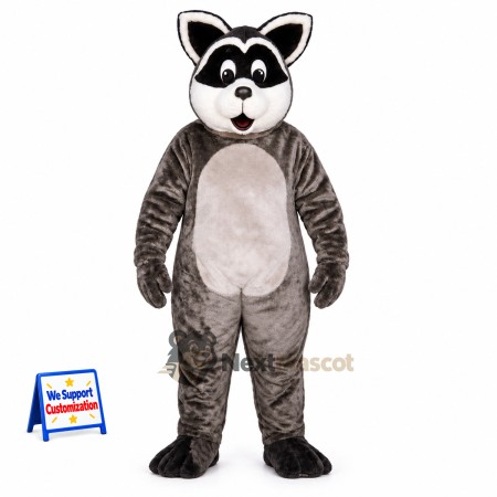 Raccoon Mascot Costume - Gray for Promotions Raccoon Mascot Costume - Gray for Promotions