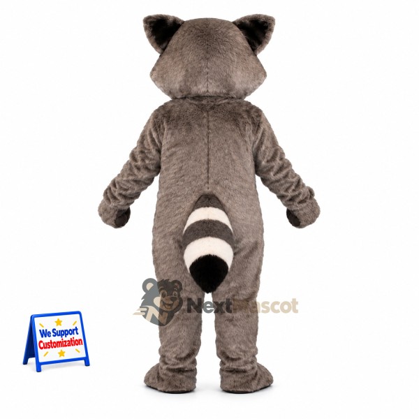 Raccoon Mascot Costume - Gray for Grand Openings