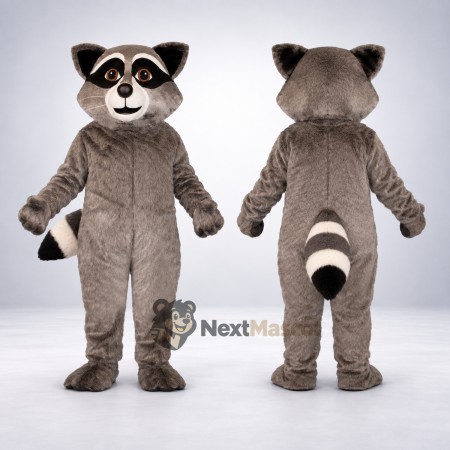 Raccoon Mascot Costume - Gray for Grand Openings Raccoon Mascot Costume - Gray for Grand Openings