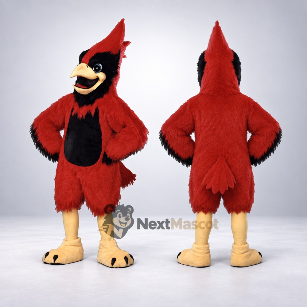 Cardinal Mascot Costume - Red for Fundraisers