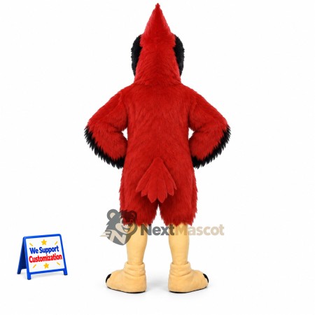 Cardinal Mascot Costume - Red for Fundraisers