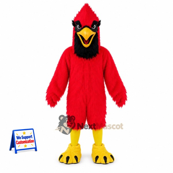 Cardinal Mascot Costume - Red for Promotions