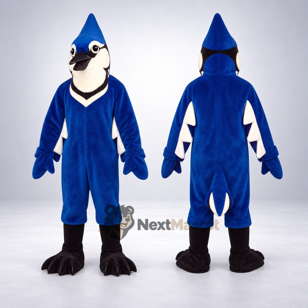 Blue Jay Mascot Costume for Family Events Blue Jay Mascot Costume for Family Events