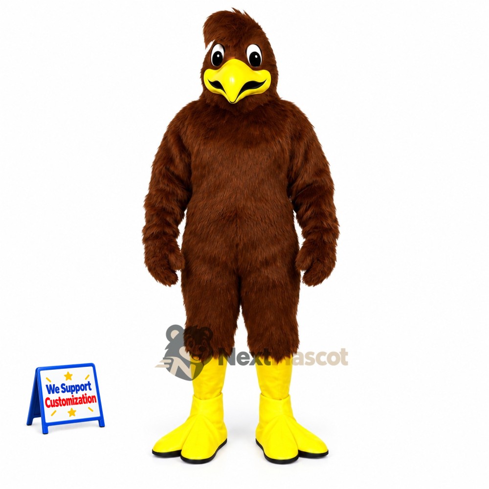 Bird Mascot Costume - Brown for Sports Days