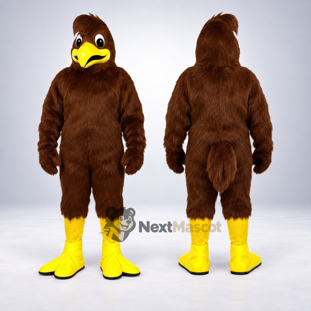 Bird Mascot Costume - Brown for Sports Days