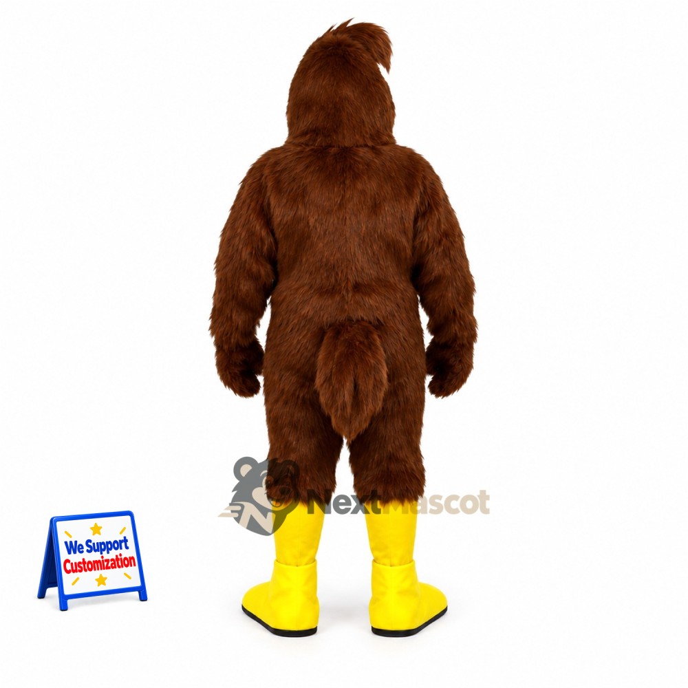 Bird Mascot Costume - Brown for Sports Days