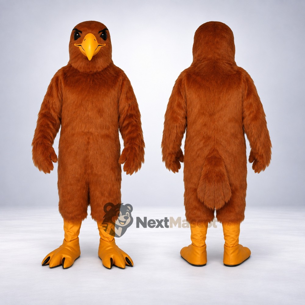 Eagle Mascot Costume - Brown for Promotions