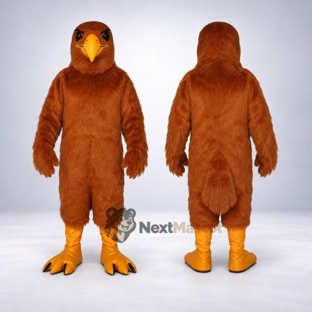 Eagle Mascot Costume - Brown for Promotions