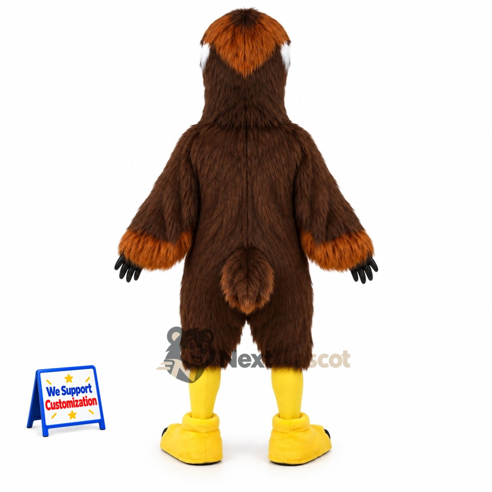 Eagle Mascot Costume - Brown for Grand Openings Eagle Mascot Costume - Brown for Grand Openings