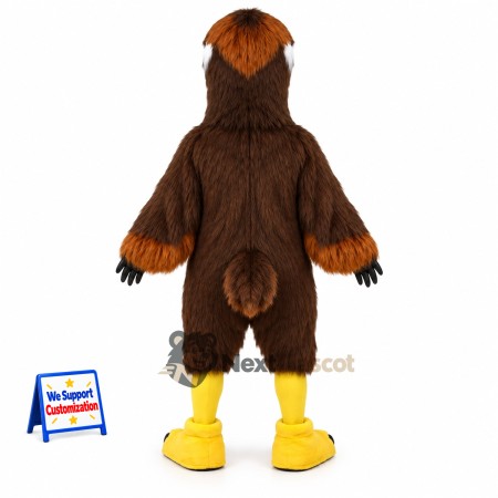 Eagle Mascot Costume - Brown for Grand Openings Eagle Mascot Costume - Brown for Grand Openings