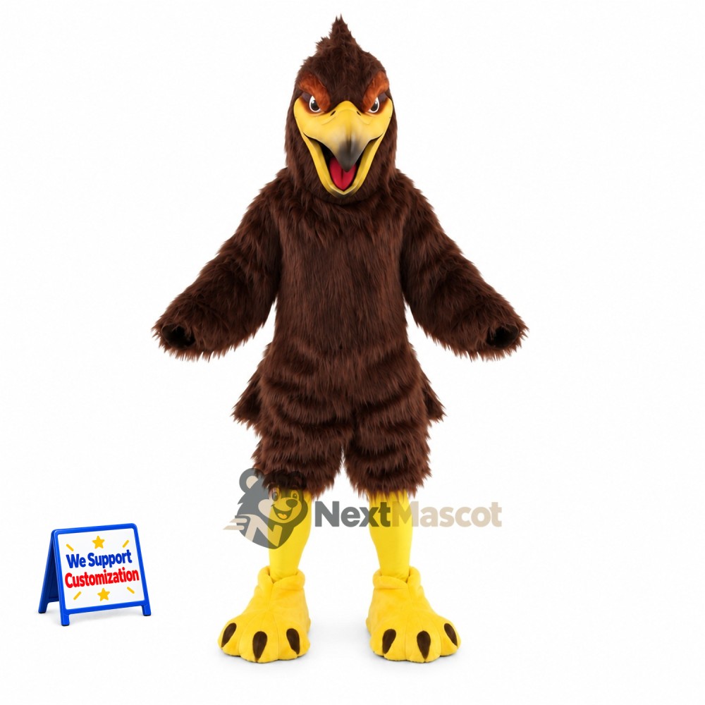 Eagle Mascot Costume - Brown for Photo Events