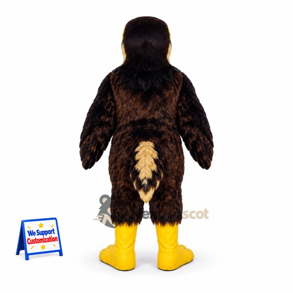 Falcon Mascot Costume - Brown for Community Events Falcon Mascot Costume - Brown for Community Events