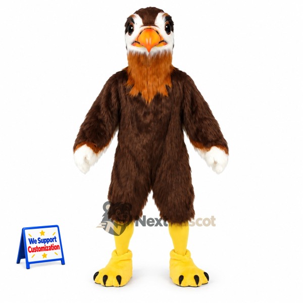 Eagle Mascot Costume - Brown for Stage Shows