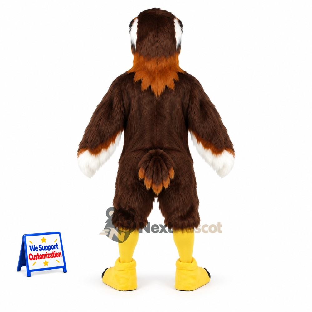 Eagle Mascot Costume - Brown for Stage Shows Eagle Mascot Costume - Brown for Stage Shows