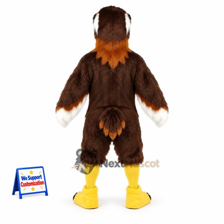 Eagle Mascot Costume - Brown for Stage Shows Eagle Mascot Costume - Brown for Stage Shows