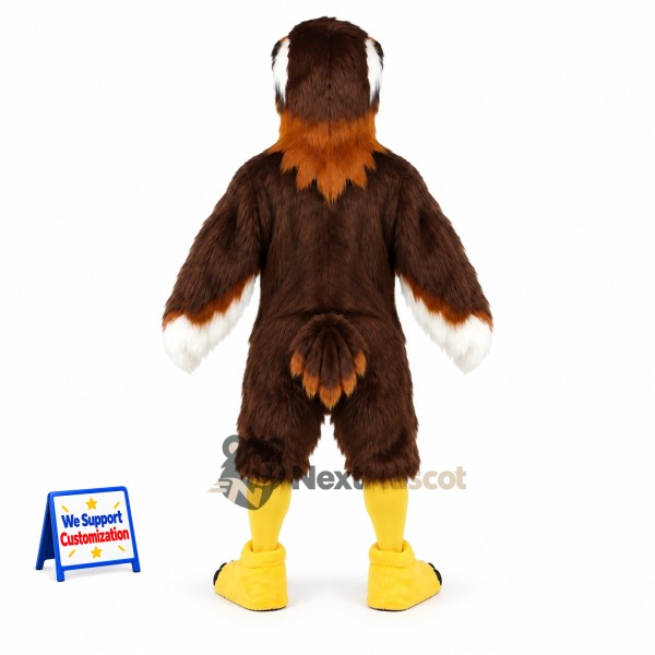 Eagle Mascot Costume - Brown for Stage Shows Eagle Mascot Costume - Brown for Stage Shows