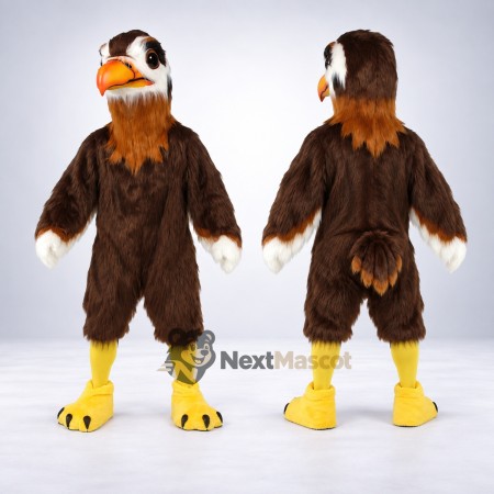 Eagle Mascot Costume - Brown for Stage Shows Eagle Mascot Costume - Brown for Stage Shows