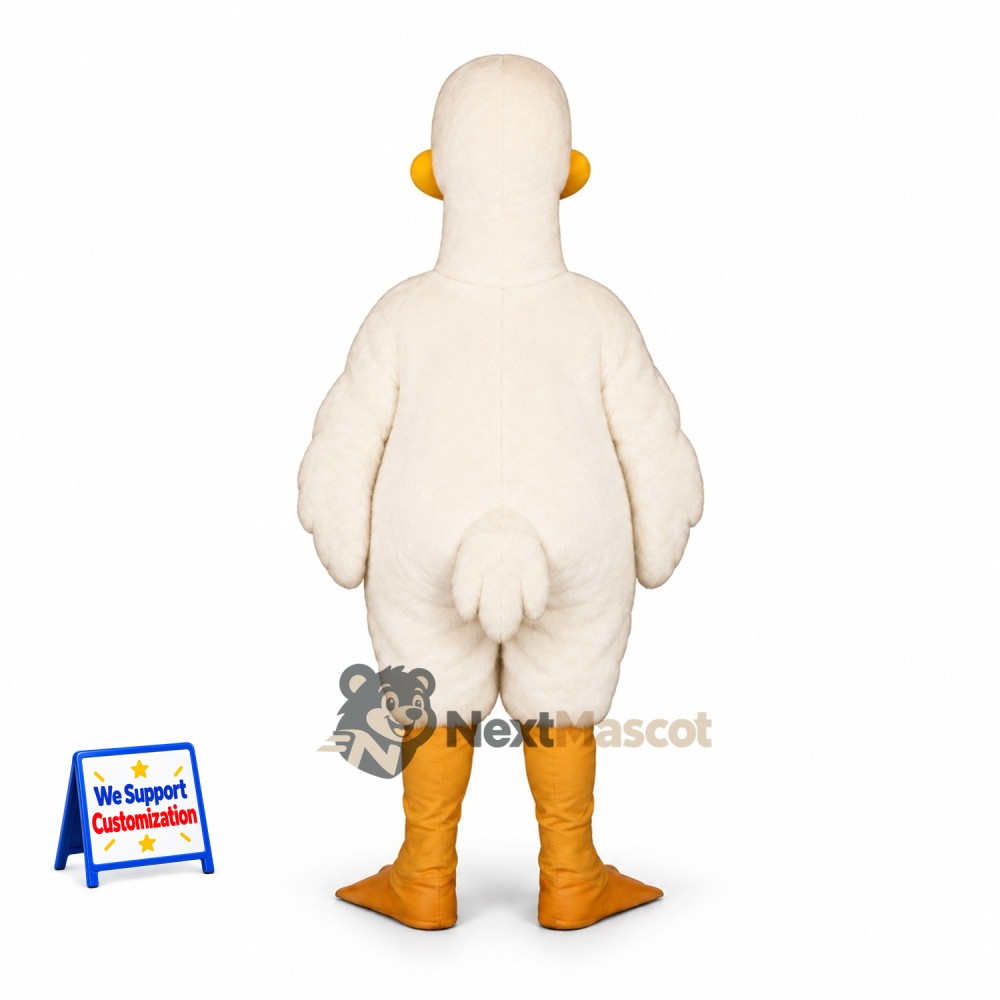 Duck Mascot Costume - White Duck Mascot Costume - White