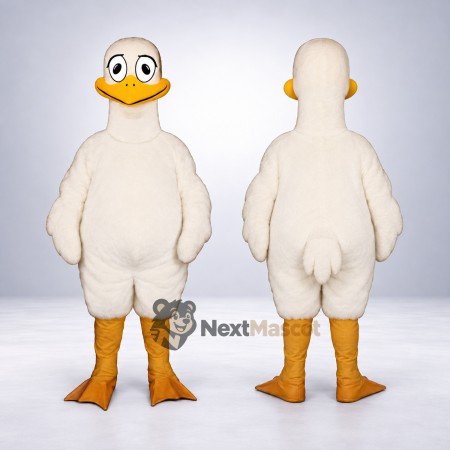 Duck Mascot Costume - White Duck Mascot Costume - White